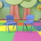 Flash Furniture Blue Plastic Stackable School Chair with 12" Seat Height, PK2 2-YU-YCX-001-BLUE-GG - alternate 1
